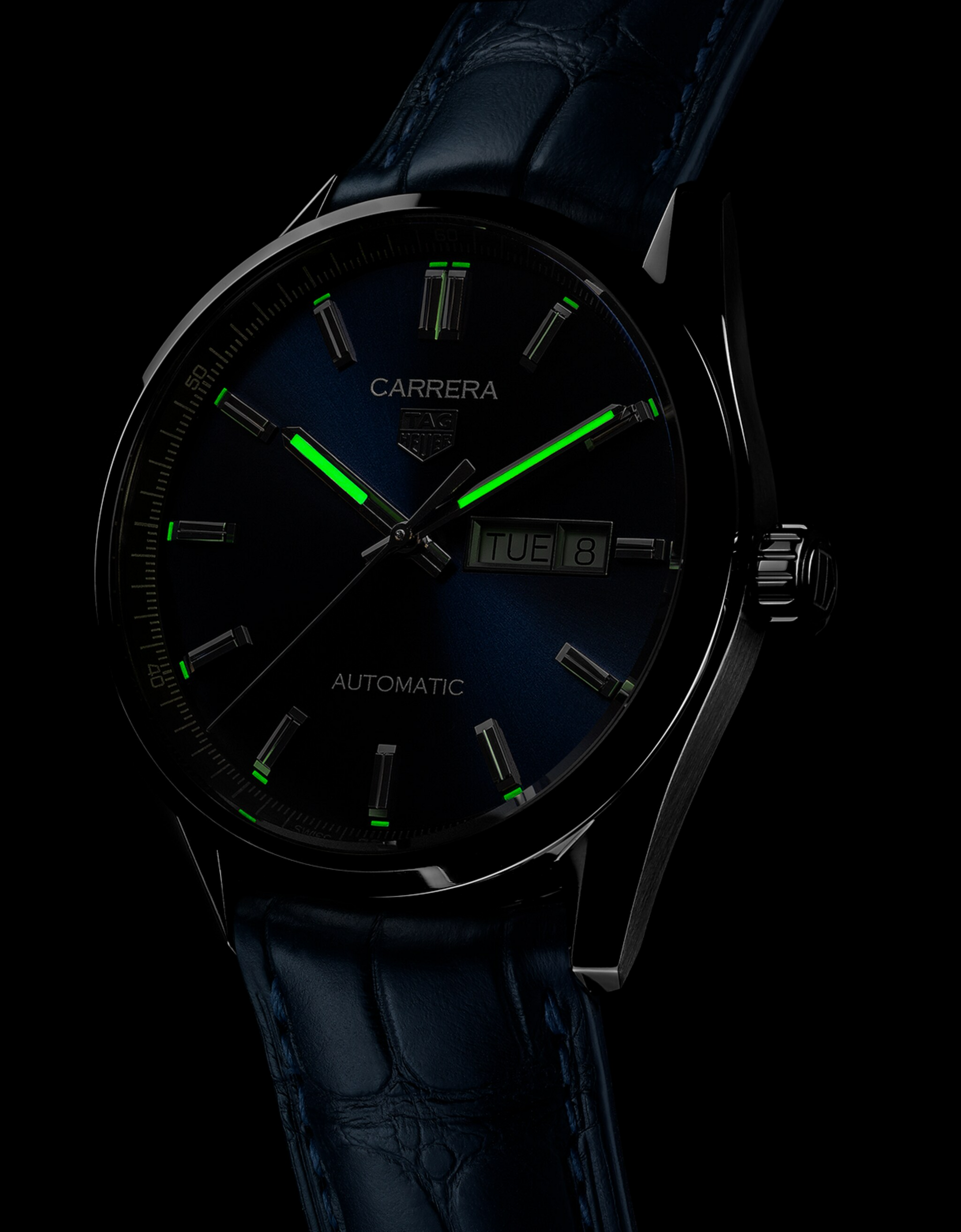 Unworn  Carrera Calibre 5 Day-Date, Stainless Steel, 41Mm, Ref# WBN2012.FC6502, Box & Papers