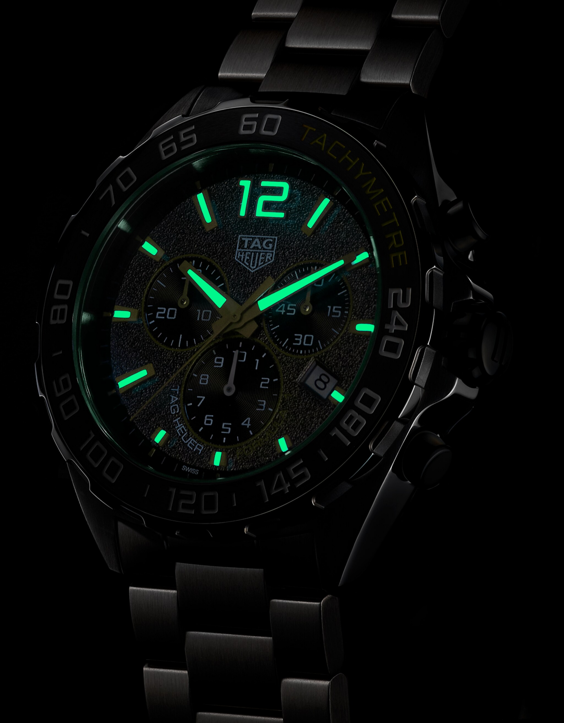 Unworn  Formula 1 Chronograph, Stainless Steel, 43Mm, Ref# CAZ101AG.BA0842, Box & Papers