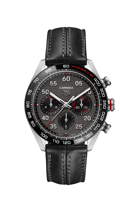 Unworn  Carrera Chronograph X Porsche, Stainless Steel, 44Mm, Ref# CBN2A1F.FC6492, Box & Papers