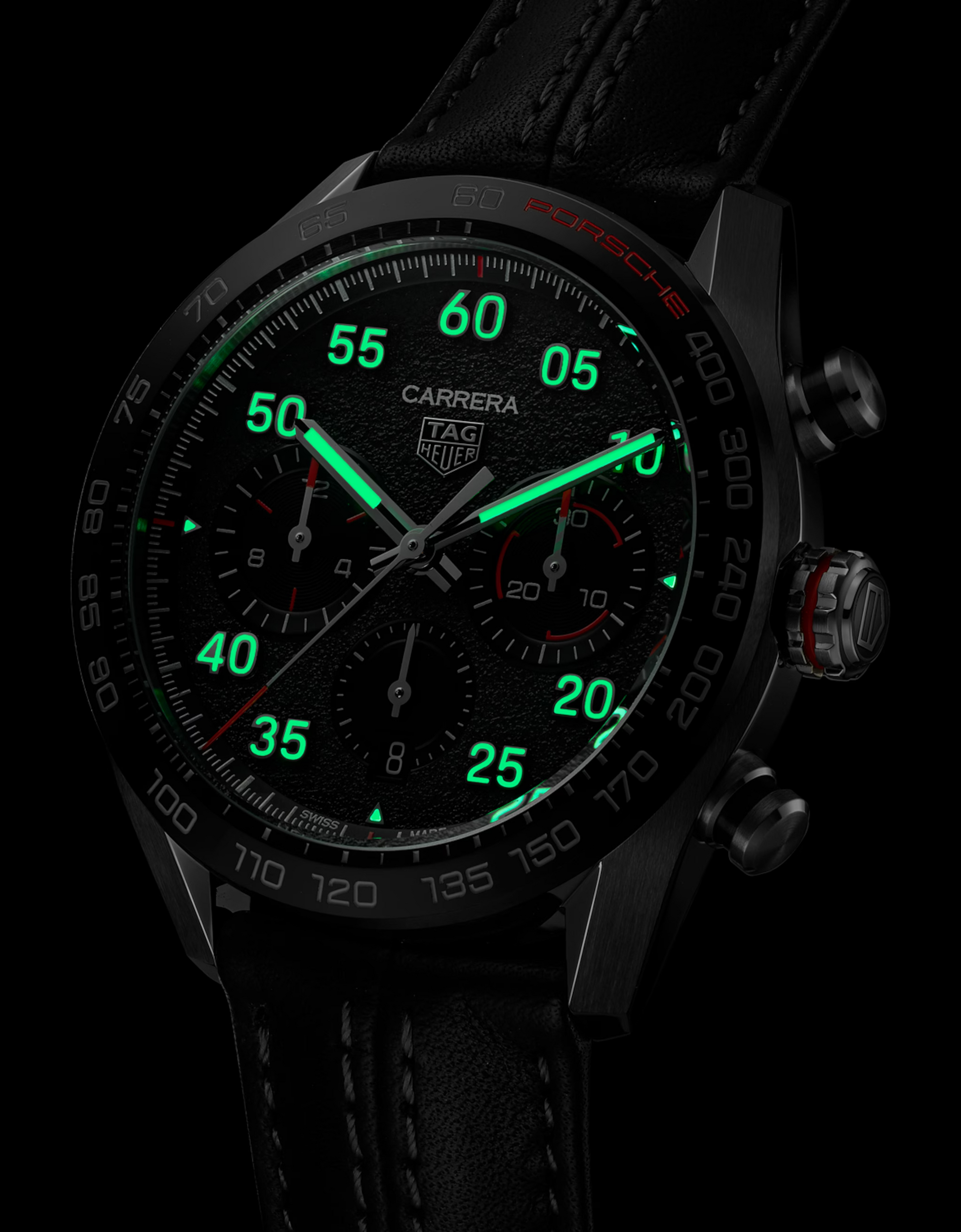 Unworn  Carrera Chronograph X Porsche, Stainless Steel, 44Mm, Ref# CBN2A1F.FC6492, Box & Papers