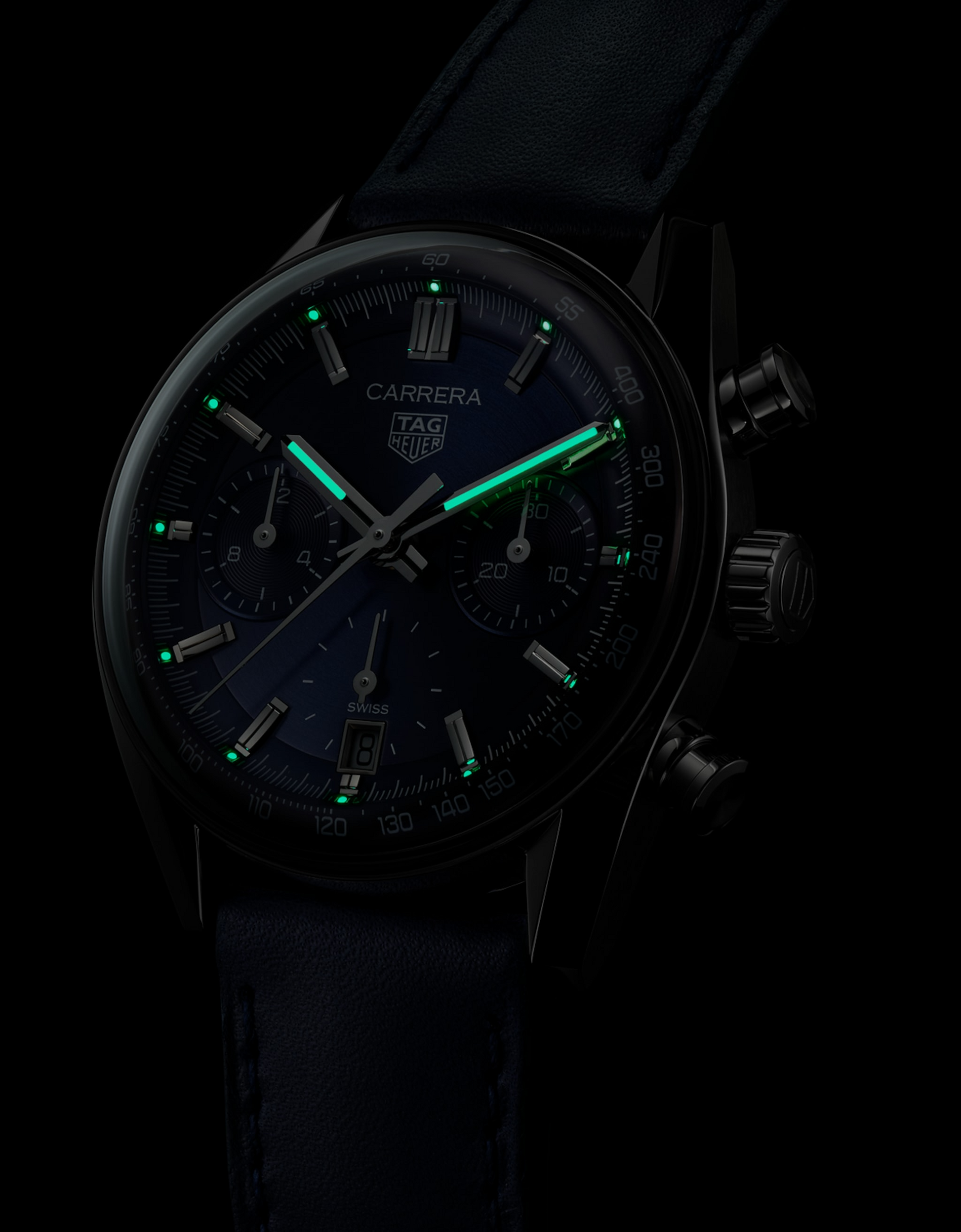 Unworn  Carrera Chronograph, Stainless Steel, 39Mm, Ref# CBS2212.FC6535, Box & Papers