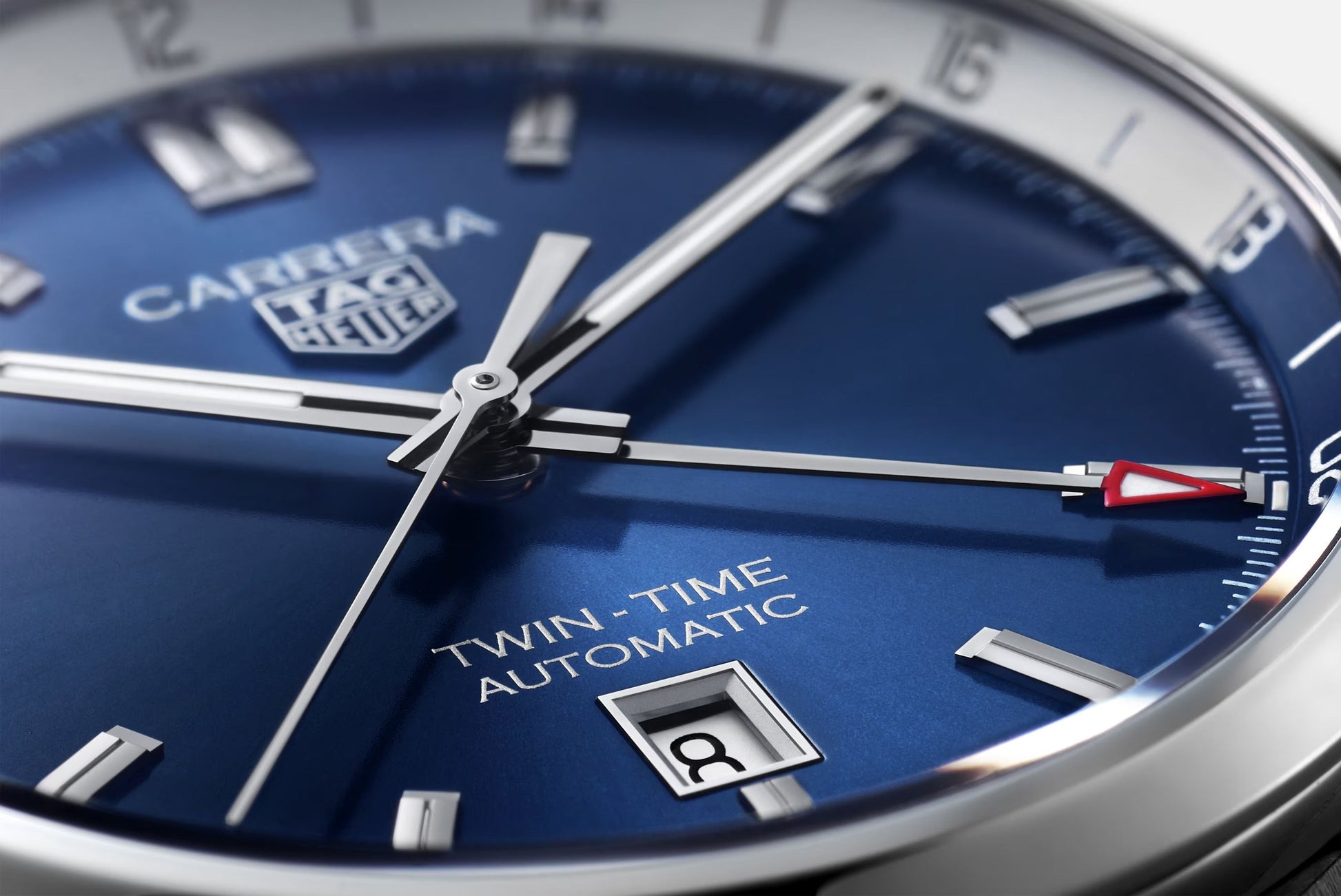 Unworn  Carrera Twin-Time Calibre 7 GMT, Stainless Steel, 41Mm, Ref# WBN201A.BA0640, Box & Papers