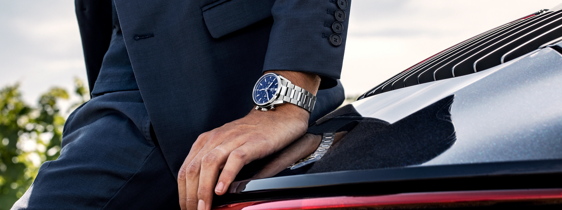 Unworn  Carrera Chronograph, Stainless Steel, 42Mm, Ref# CBN2011.BA0642, Box & Papers