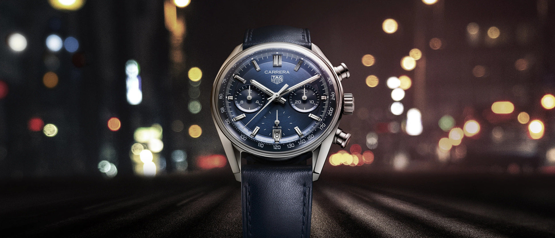 Unworn  Carrera Chronograph, Stainless Steel, 39Mm, Ref# CBS2212.FC6535, Box & Papers