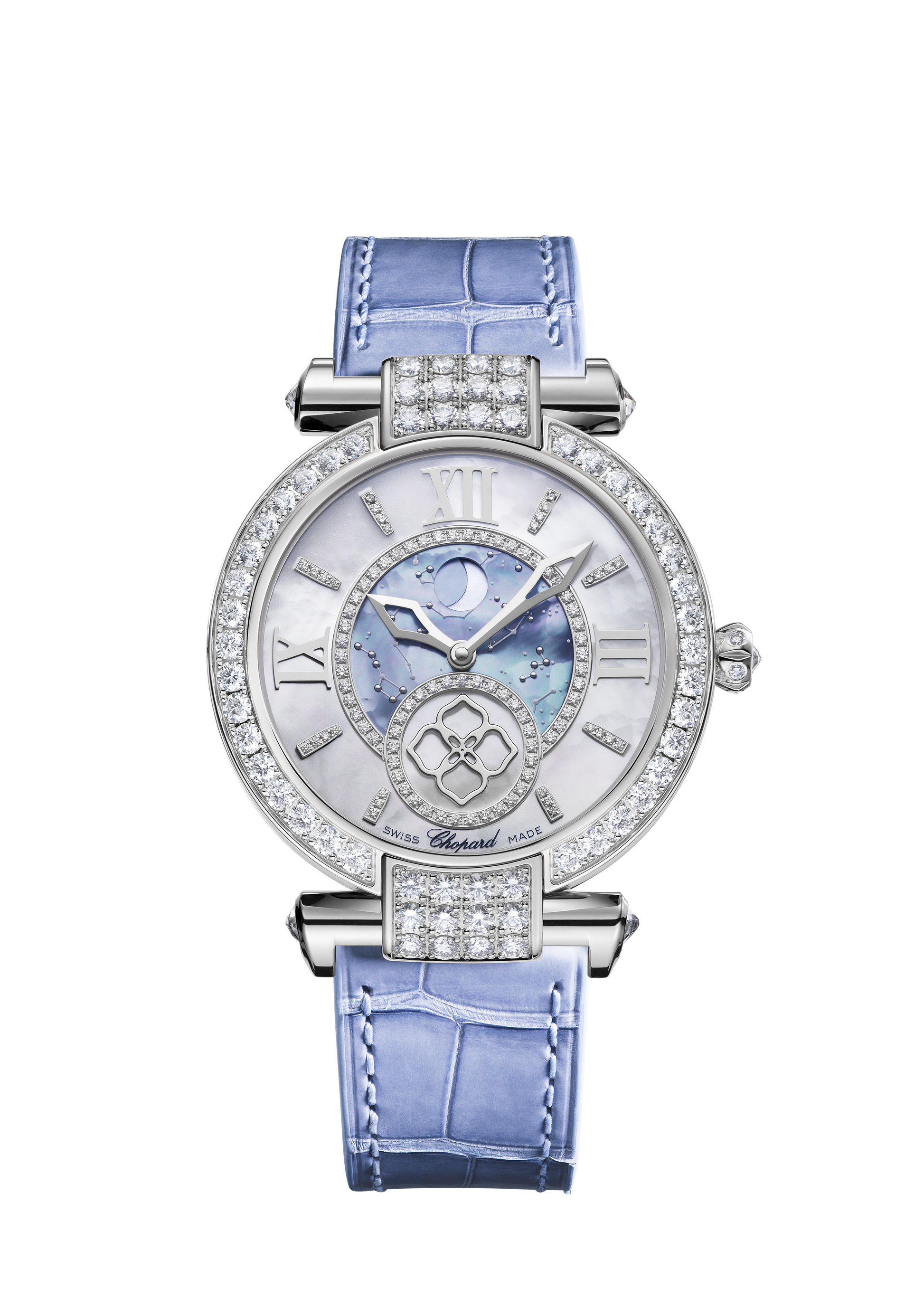 Unworn  Imperiale Moonphase Ethical, 18K White Gold and Diamonds 36Mm, Ref# 384246-1001, Box and Papers