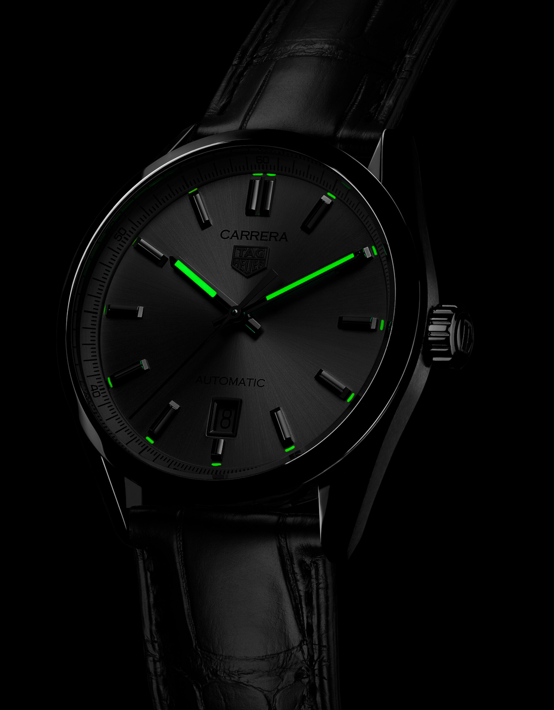 Unworn  Carrera Calibre 5 Date, Stainless Steel, 39Mm, Ref# WBN2111.FC6505, Box & Papers