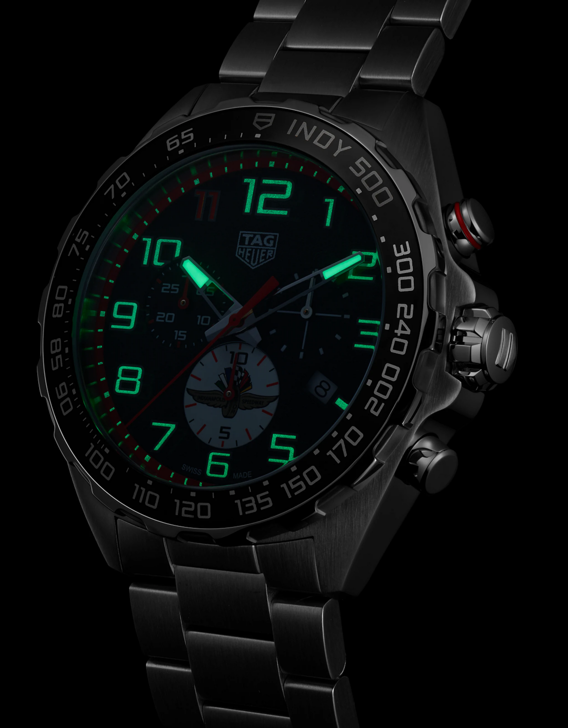 Unworn  Formula 1 Chronograph X INDY 500, Stainless Steel, 43Mm, Ref# CAZ101AW.BA0842, Box & Papers