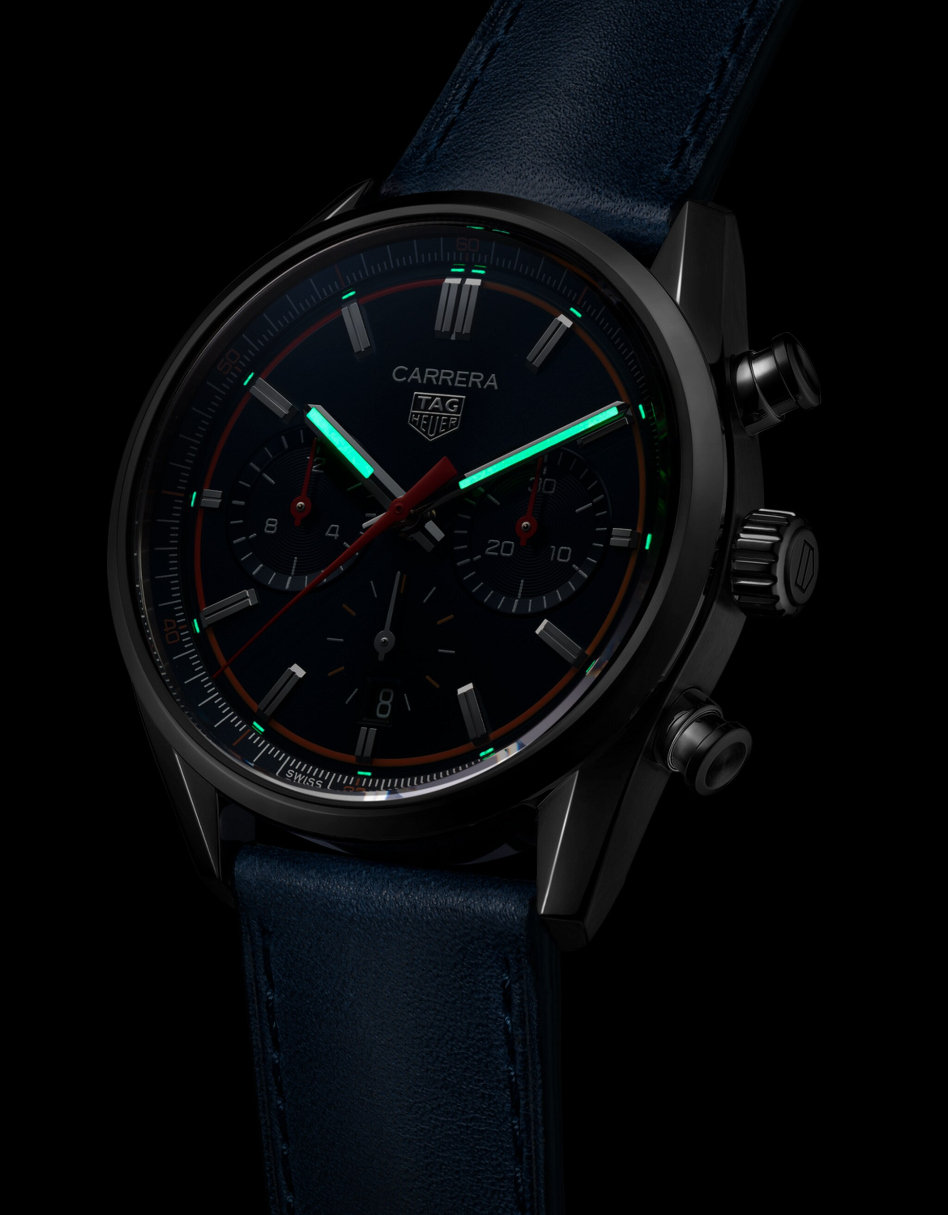 Unworn  Carrera Chronograph, Stainless Steel, 42Mm, Ref# CBN201D.FC6543, Box & Papers