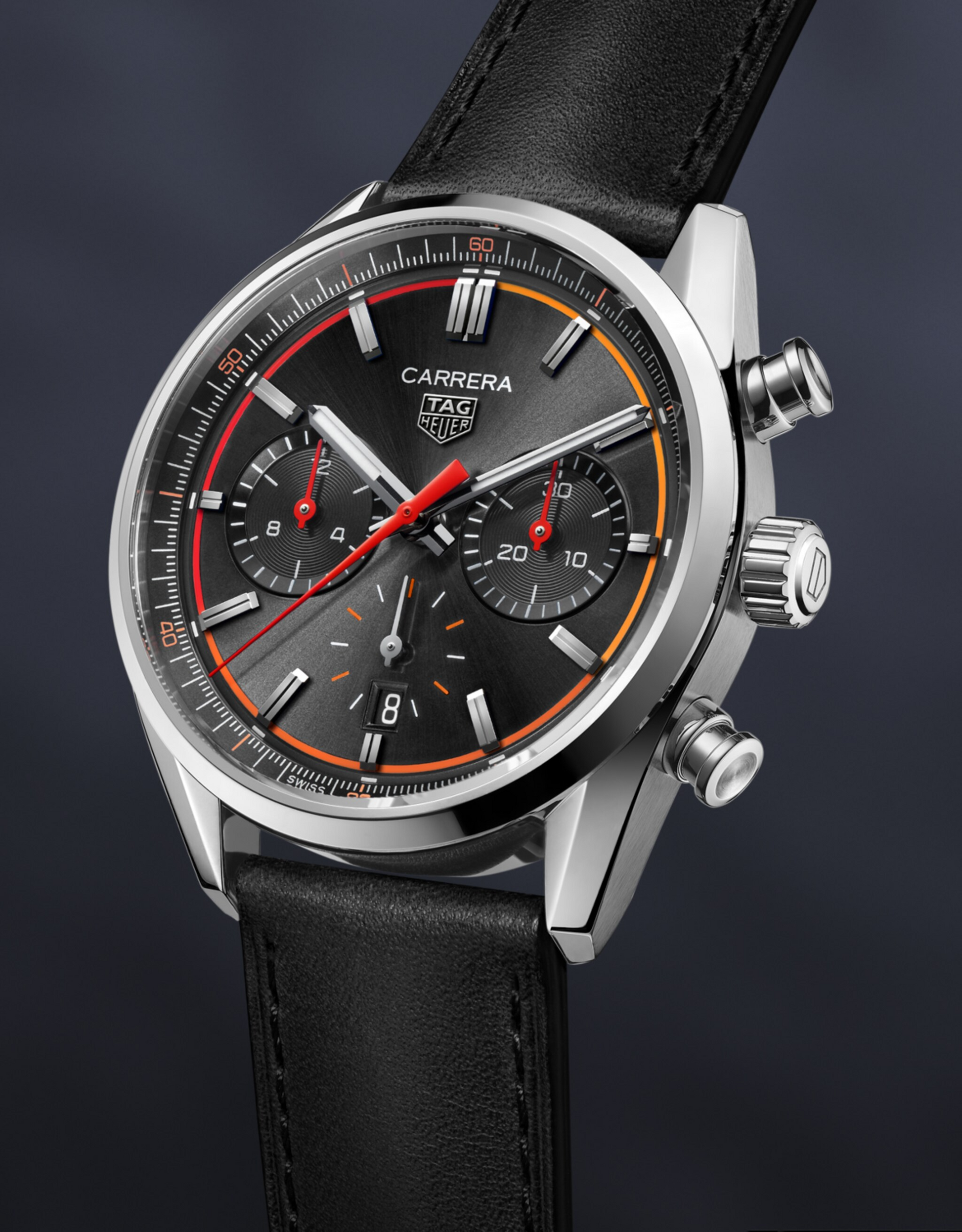 Unworn  Carrera Chronograph, Stainless Steel, 42Mm, Ref# CBN201C.FC6542, Box & Papers