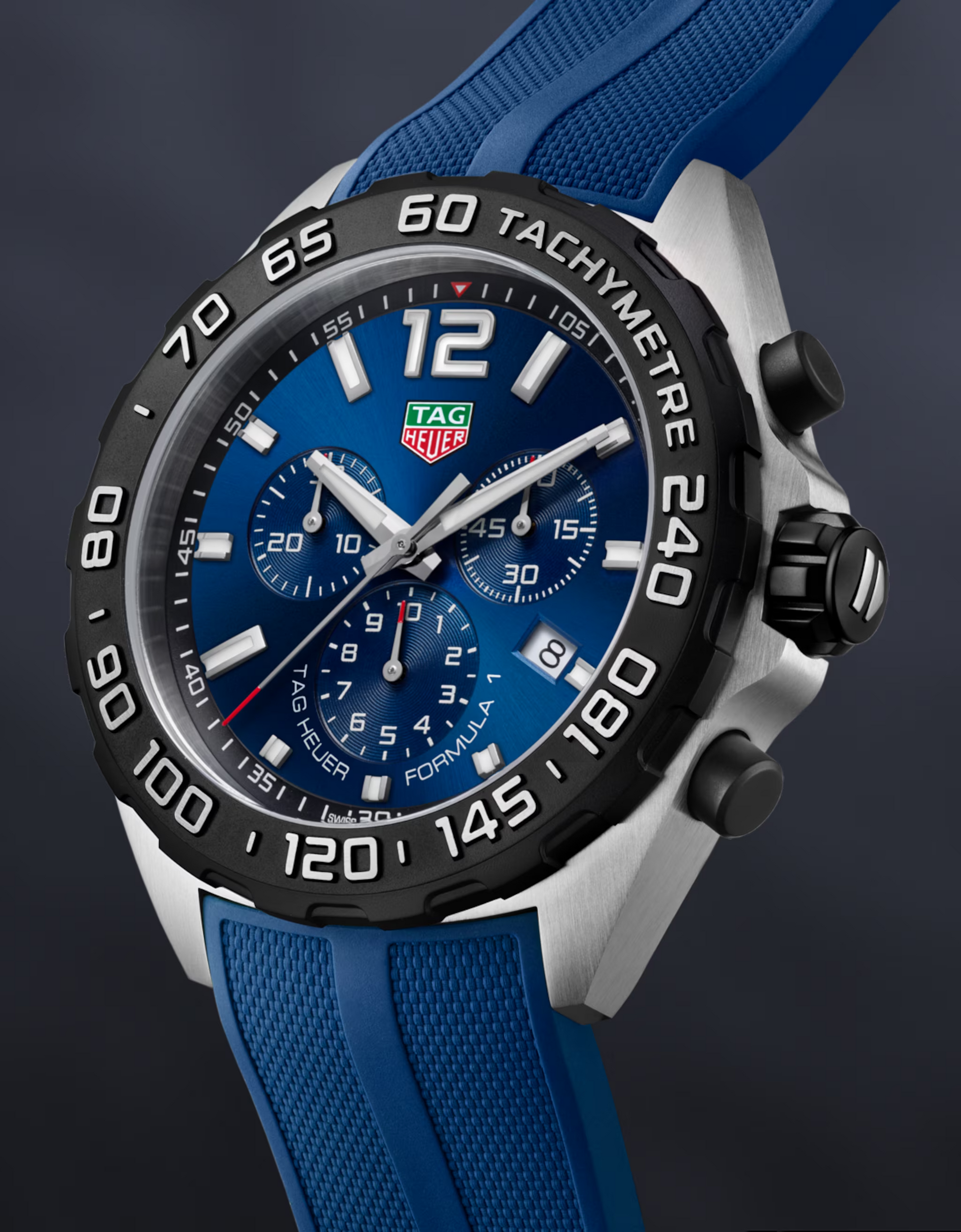 Unworn  Formula 1 Chronograph, Stainless Steel, 43Mm, Ref# CAZ101AV.FT8077, Box & Papers