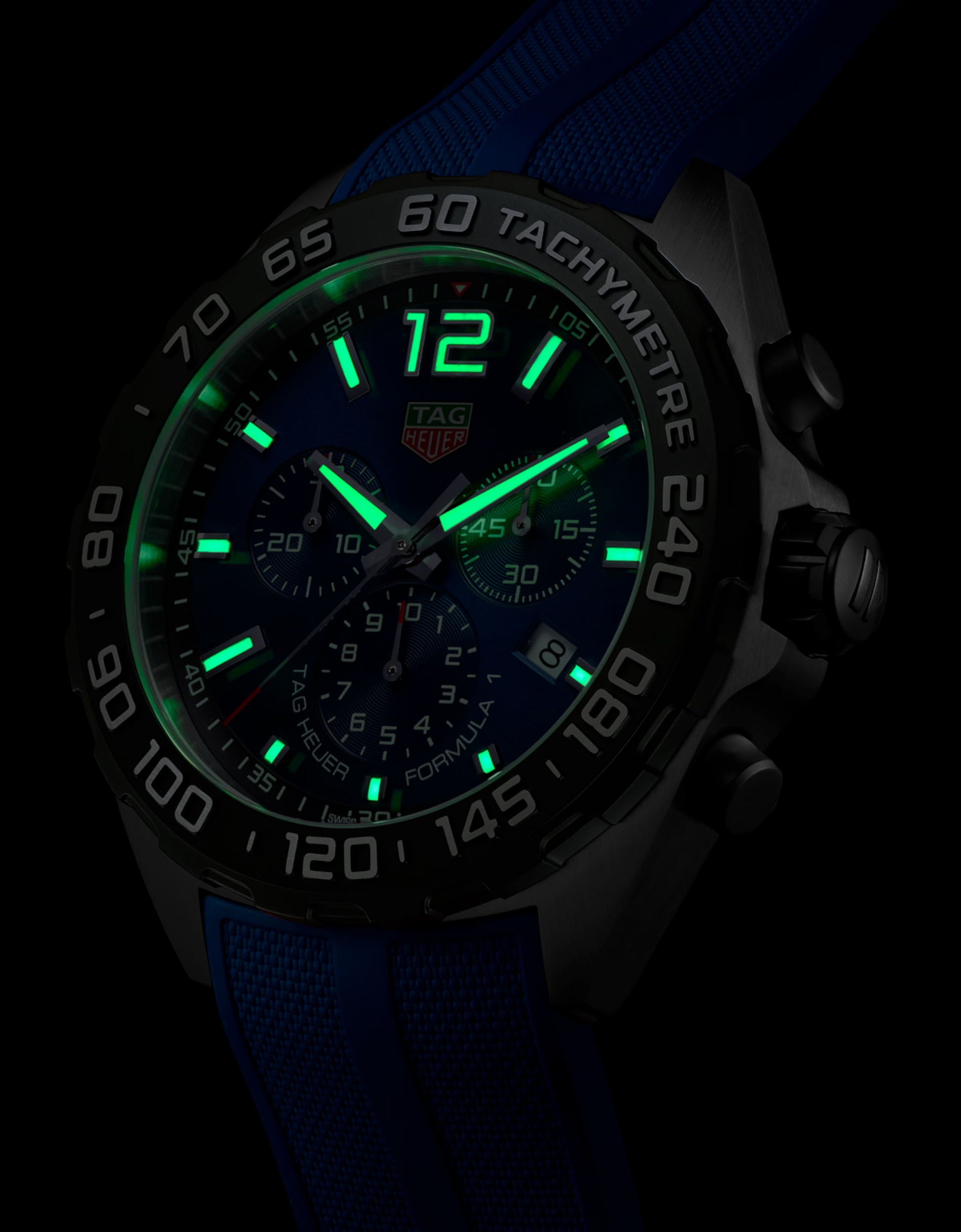 Unworn  Formula 1 Chronograph, Stainless Steel, 43Mm, Ref# CAZ101AV.FT8077, Box & Papers