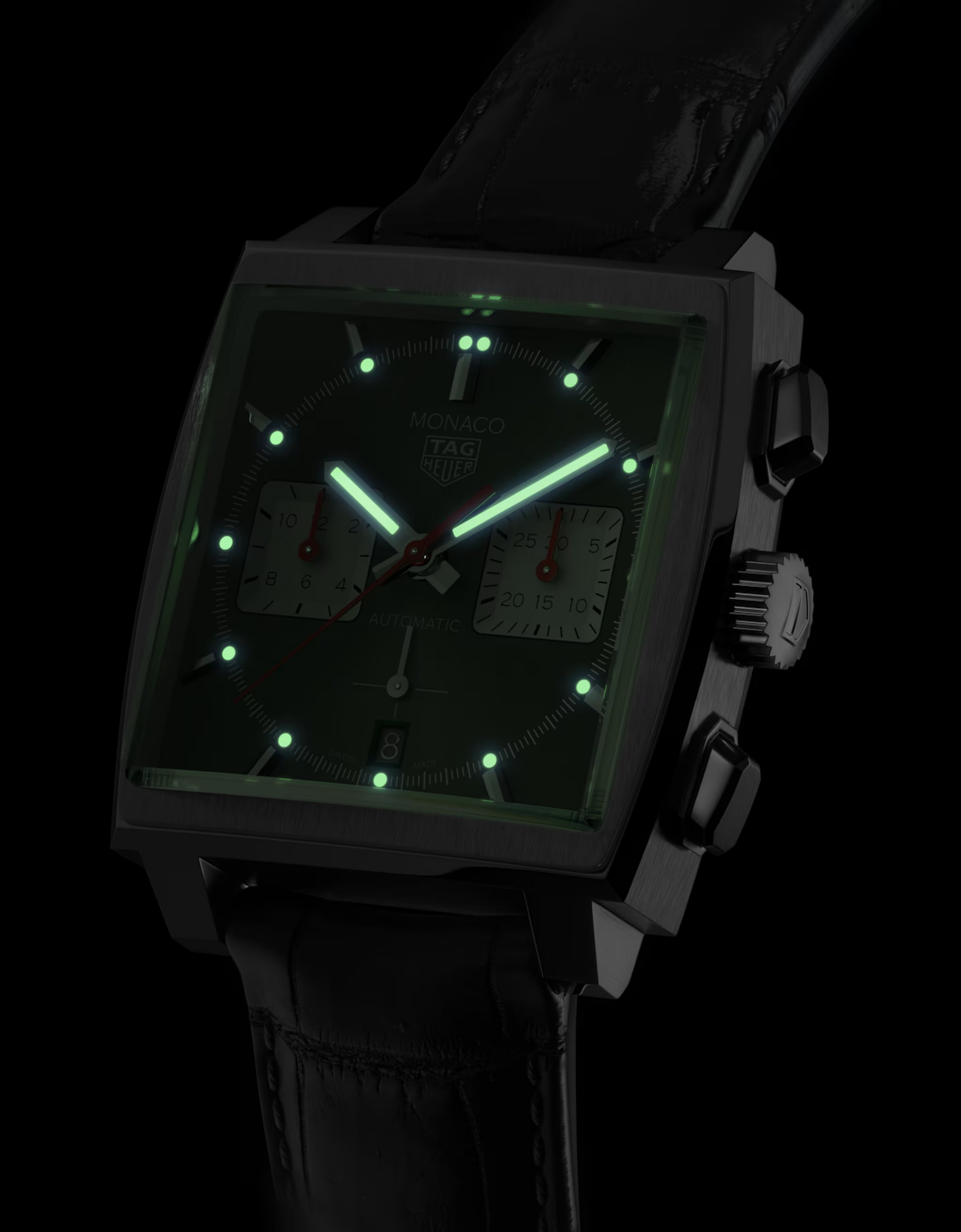 Unworn  Monaco Chronograph Automatic, Stainless Steel, 39Mm, Ref# CBL2113.FC6177, Box and Papers