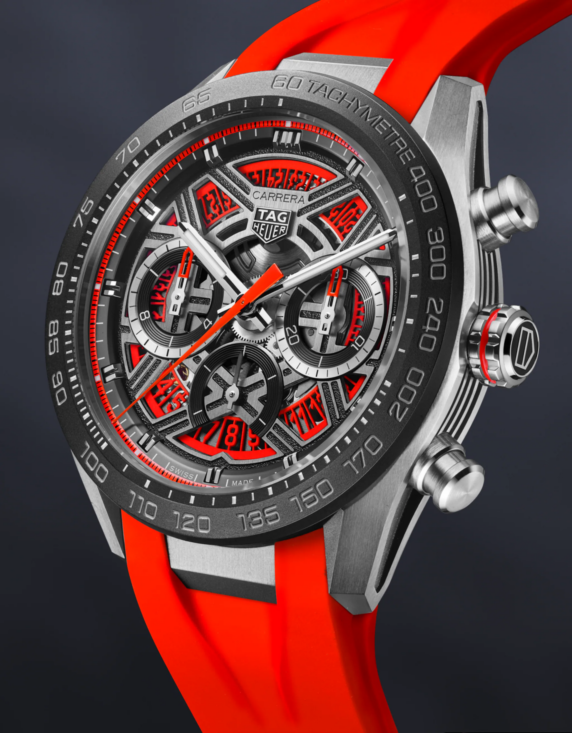 Unworn  Carrera Chronograph Extreme Sport, Titanium and Ceramic 44Mm, Ref# CBU2082.FT6275, Box & Papers