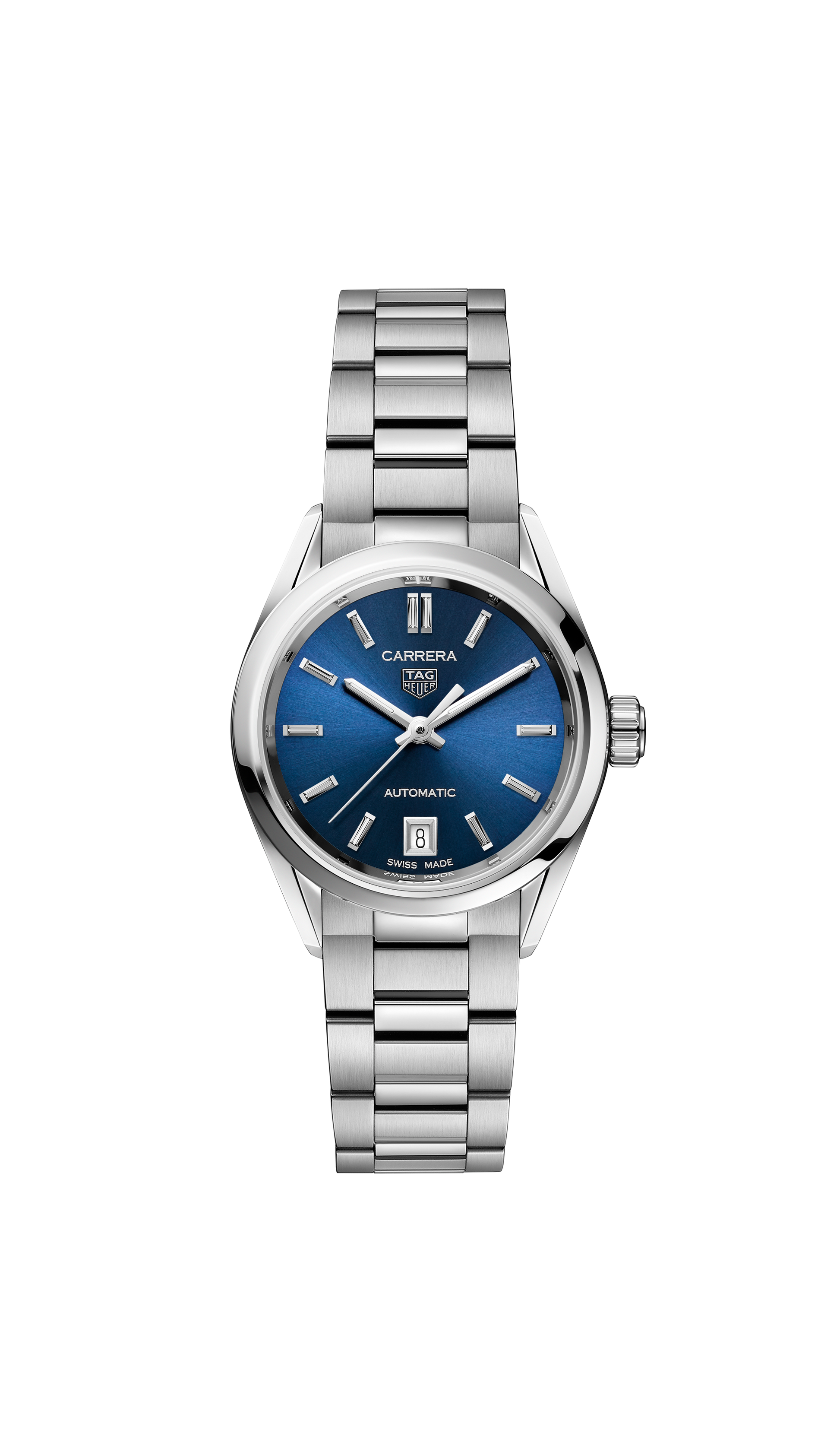 Unworn  Carrera Calibre 9 Date, Stainless Steel, 29Mm, Ref# WBN2411.BA0621, Box & Papers