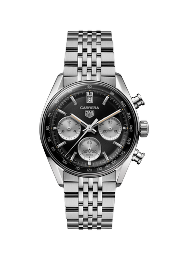 Unworn  Carrera Chronograph, Stainless Steel, 39Mm, Ref# CBS2210.BA0048, Box & Papers