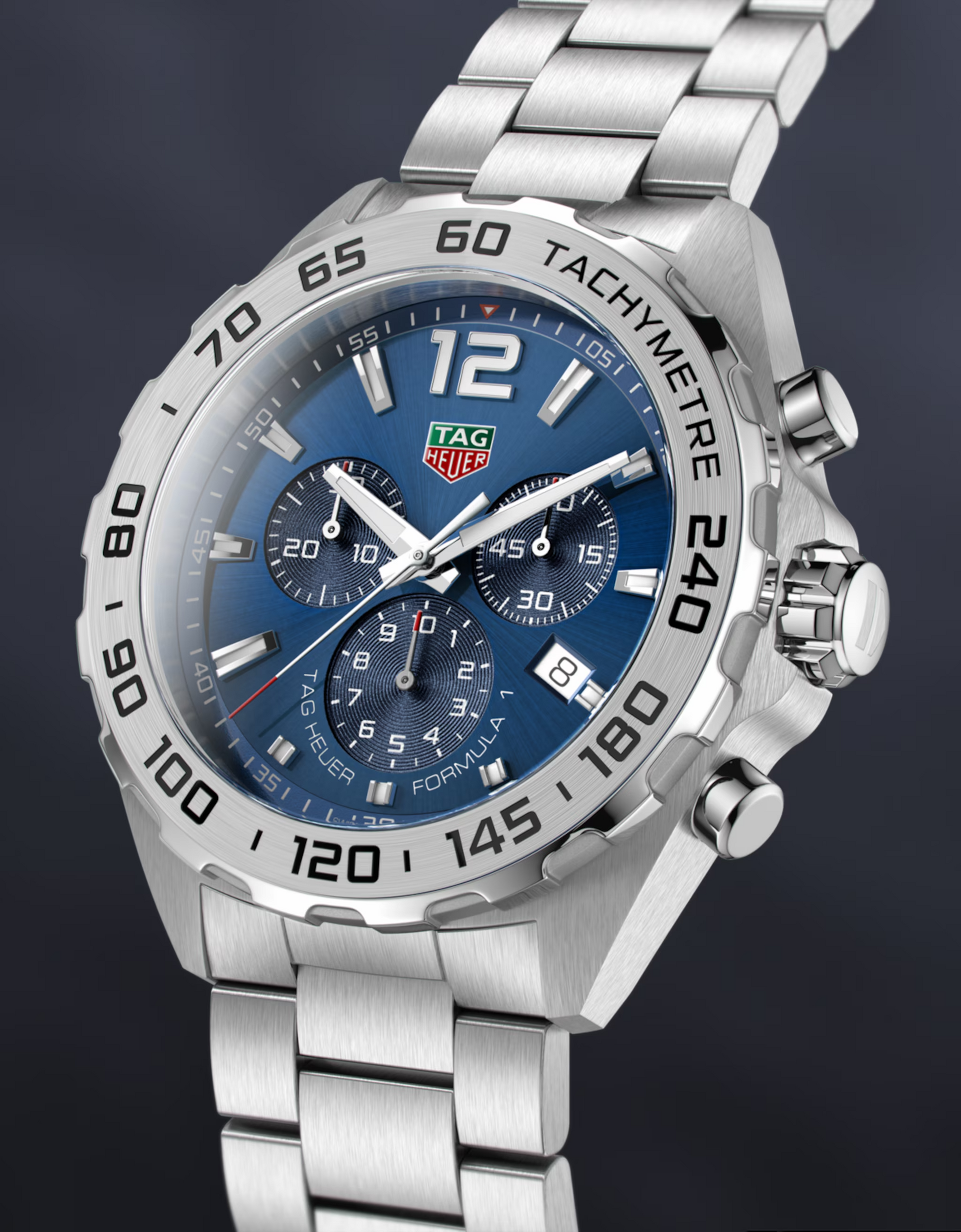 Unworn  Formula 1 Chronograph, Stainless Steel, 43Mm, Ref# CAZ101K.BA0842, Box & Papers