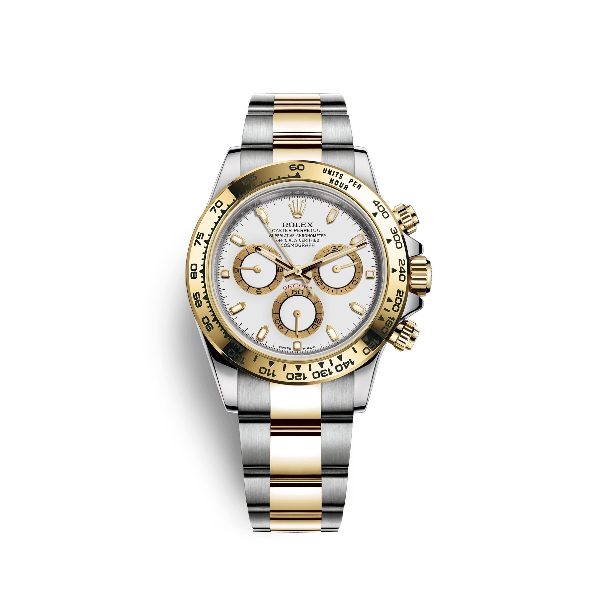Cosmograph Daytona, 18K Yellow Gold and Stainless Steel, 40Mm, Ref# 116503-0001