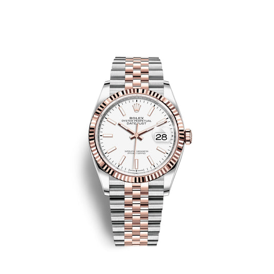 Datejust 36, 18K Everose Gold and Stainless Steel, 36Mm, Ref# 126231-0017