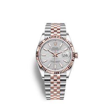 Datejust 36, 18K Everose Gold and Stainless Steel, 36Mm, Ref# 126231-0033