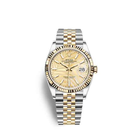 Datejust 36, 18K Yellow Gold and Stainless Steel, 36Mm, Ref# 126233-0037