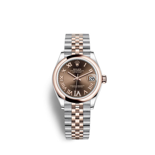 Datejust 31, Oystersteel and Everose Gold, Ref# 278241-0004