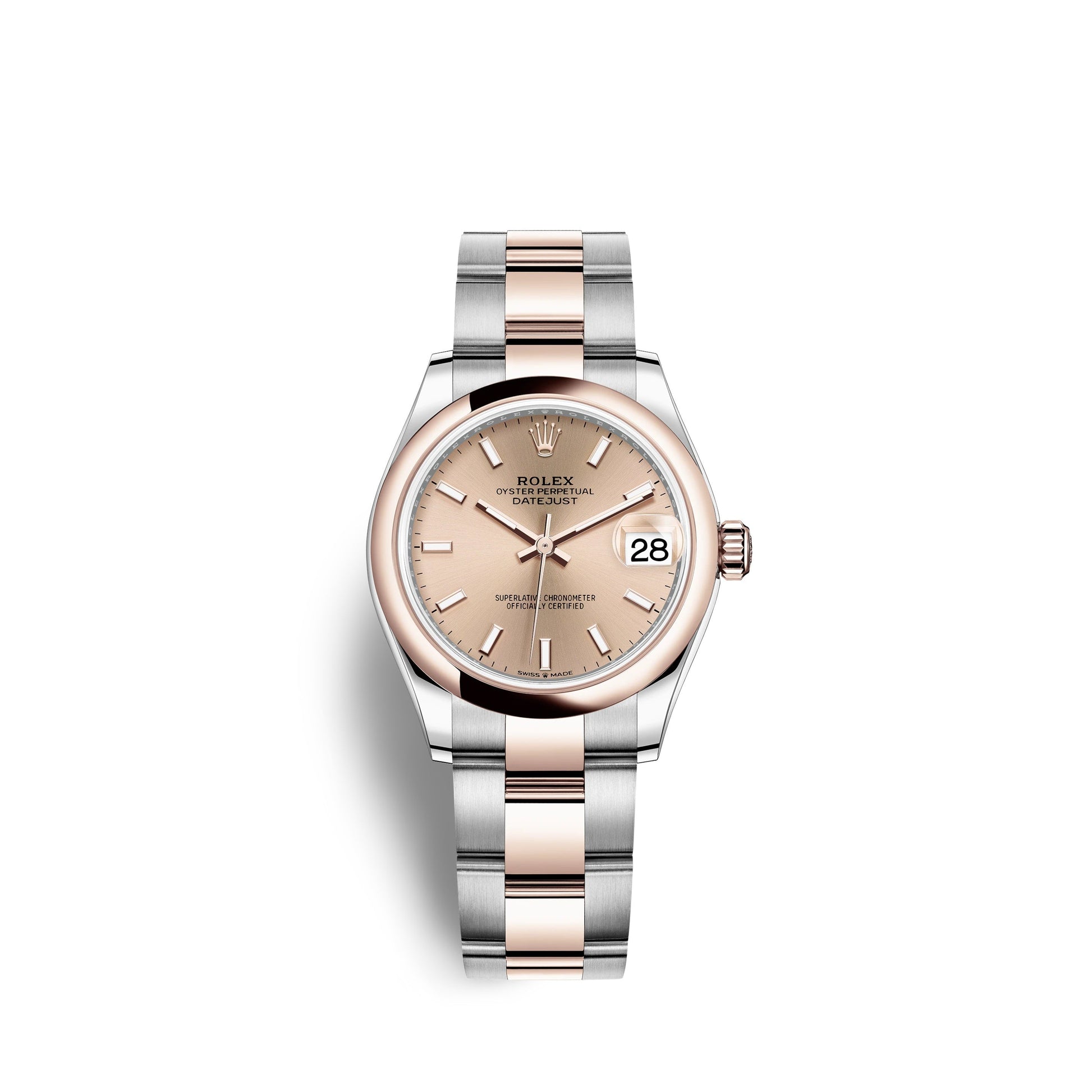 Datejust 31, Oystersteel and Everose Gold, Ref# 278241-0009
