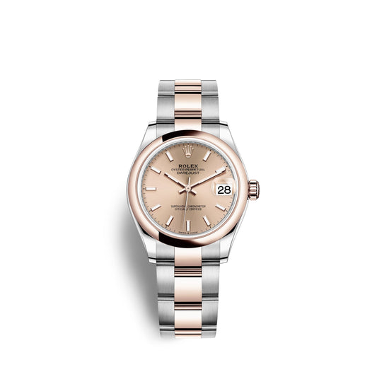 Datejust 31, Oystersteel and Everose Gold, Ref# 278241-0009