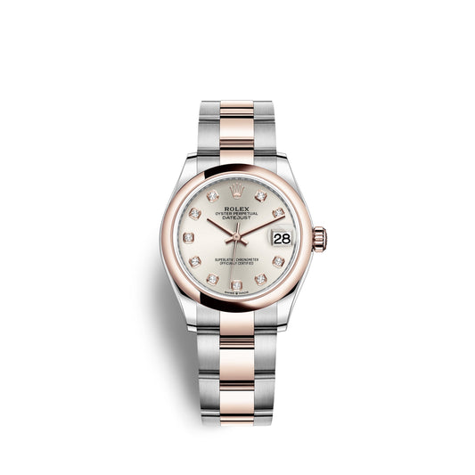 Datejust 31, Oystersteel and Everose Gold, Ref# 278241-0015