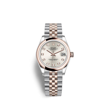 Datejust 31, Oystersteel and Everose Gold, Ref# 278241-0016