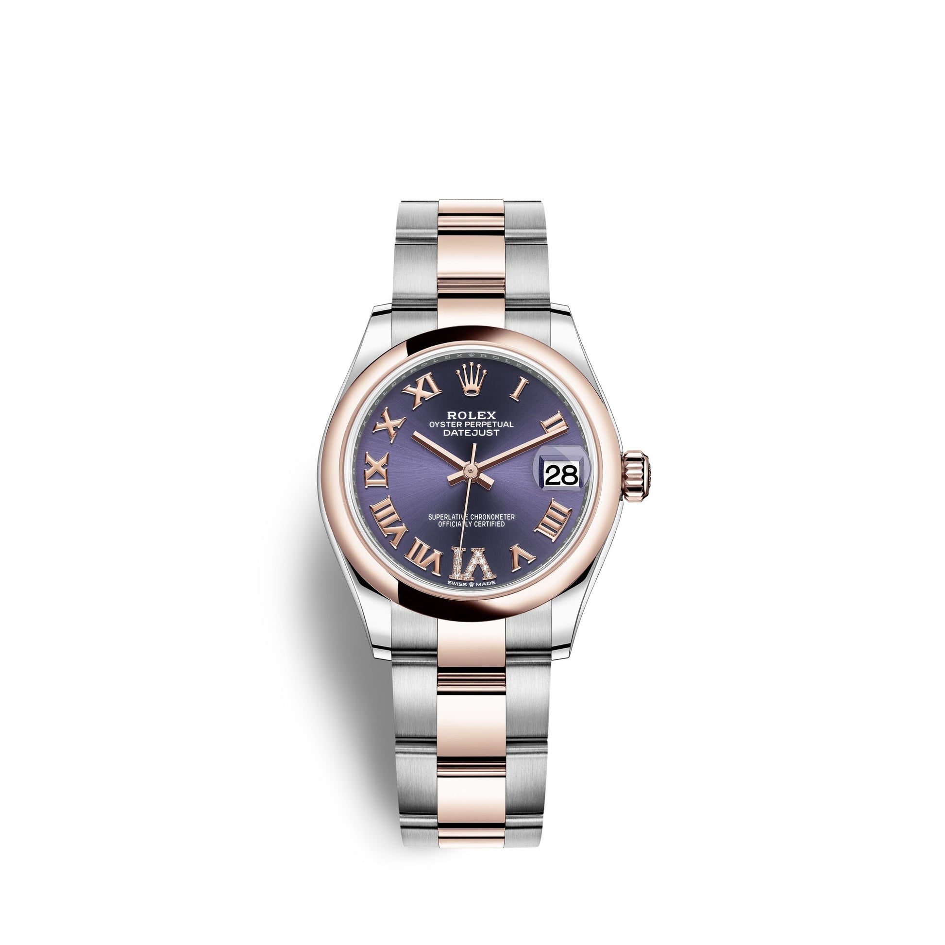 Datejust 31, Oystersteel and Everose Gold, Ref# 278241-0019