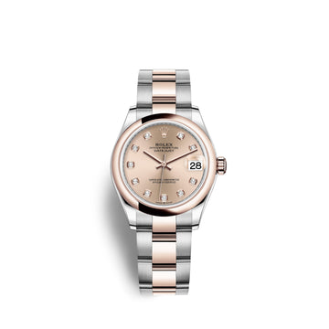 Datejust 31, Oystersteel and Everose Gold, Ref# 278241-0023
