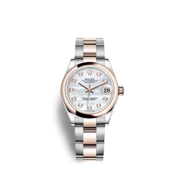 Datejust 31, Oystersteel and Everose Gold, Ref# 278241-0025