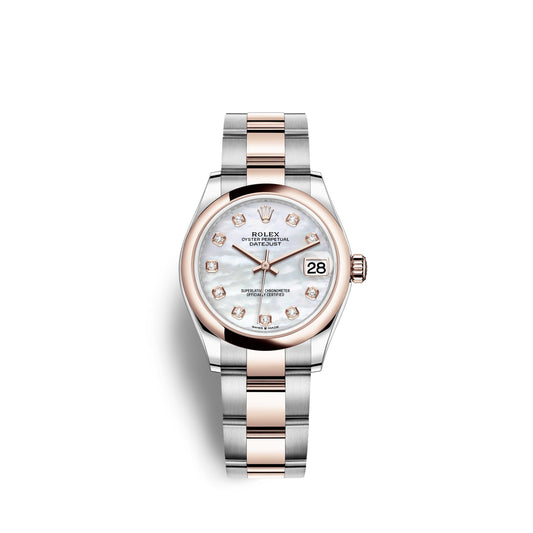Datejust 31, Oystersteel and Everose Gold, Ref# 278241-0025
