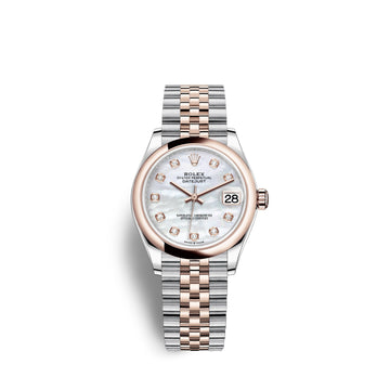 Datejust 31, Oystersteel and Everose Gold, Ref# 278241-0026