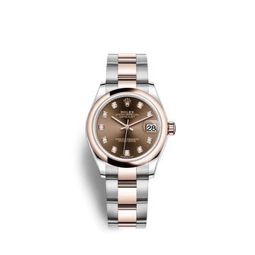 Datejust 31, Oystersteel and Everose Gold, Ref# 278241-0027