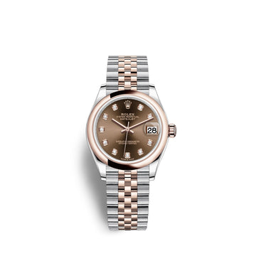 Datejust 31, Oystersteel and Everose Gold, Ref# 278241-0028