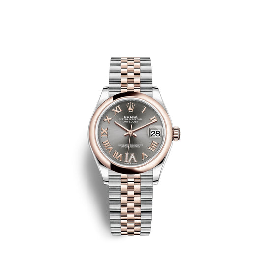 Datejust 31, Oystersteel and Everose Gold, Ref# 278241-0030