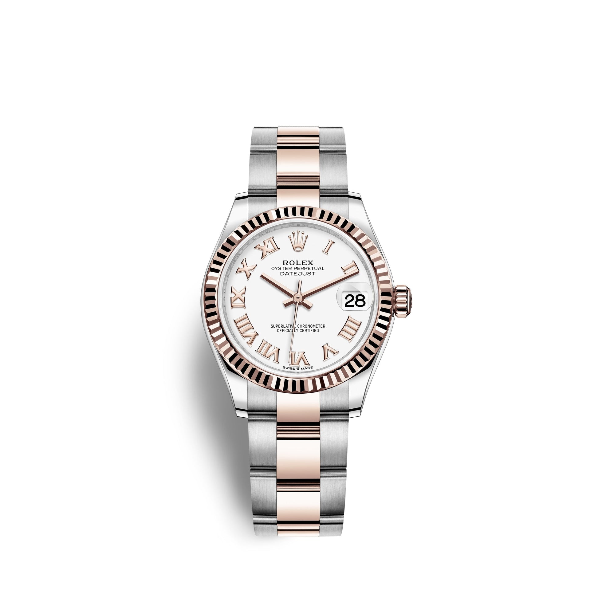 Datejust 31, Oystersteel and Everose Gold, Ref#278271-0001