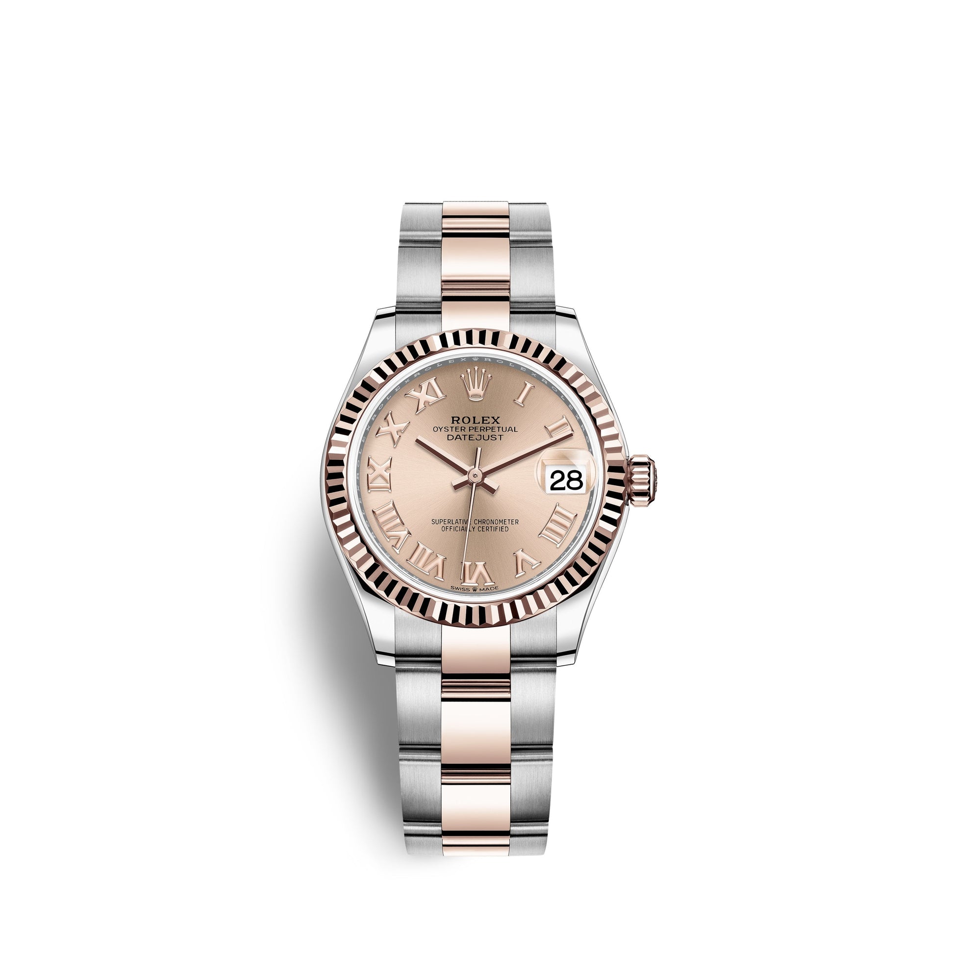 Datejust 31, Oystersteel and Everose Gold, Ref#278271-0005