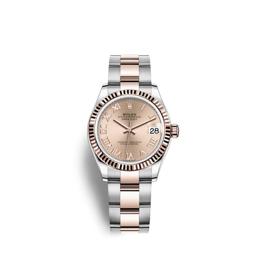 Datejust 31, Oystersteel and Everose Gold, Ref#278271-0005