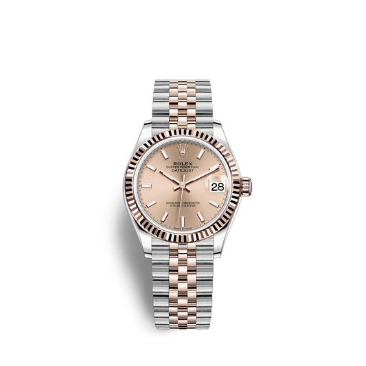 Datejust 31, Oystersteel and 18K Everose Gold, Ref#278271-0010