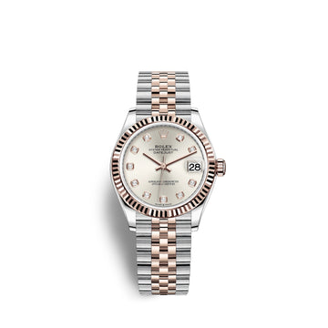 Datejust 31, Oystersteel and 18K Everose Gold, Ref#278271-0016