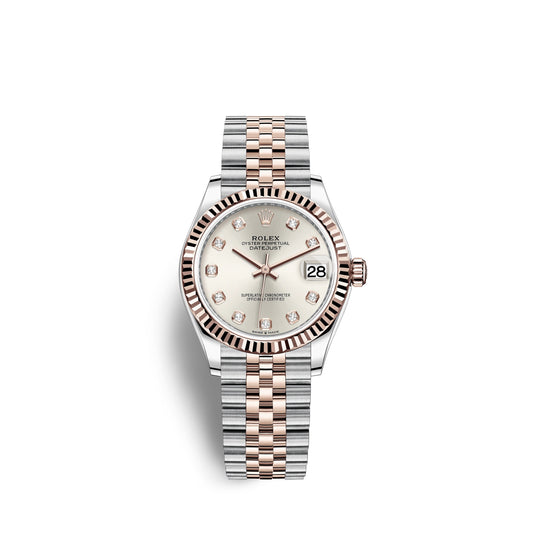 Datejust 31, Oystersteel and 18K Everose Gold, Ref#278271-0016