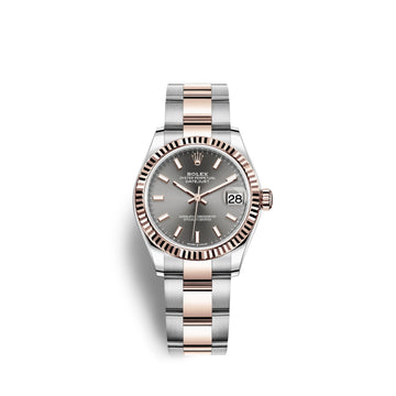 Datejust 31, Oystersteel and 18K Everose Gold, Ref#278271-0017