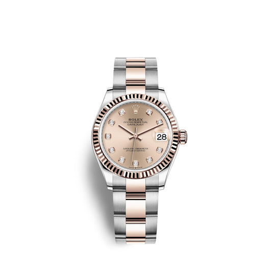 Datejust 31, Oystersteel and 18K Everose Gold, Ref#278271-0023