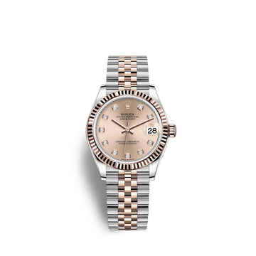Datejust 31, Oystersteel and 18K Everose Gold, Ref#278271-0024
