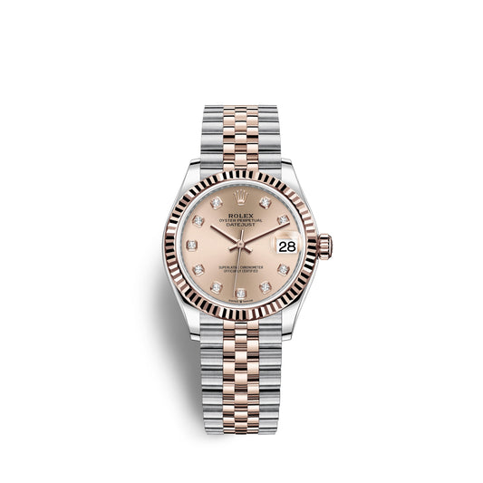Datejust 31, Oystersteel and 18K Everose Gold, Ref#278271-0024