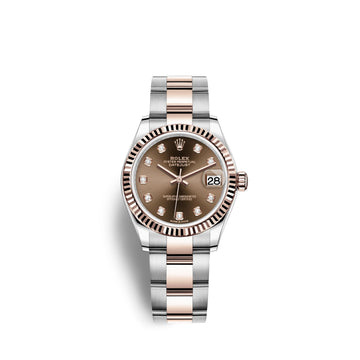Datejust 31, Oystersteel and 18K Everose Gold, Ref#278271-0027
