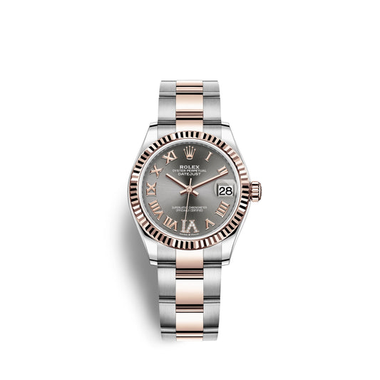 Datejust 31, Oystersteel and 18K Everose Gold, Ref#278271-0029