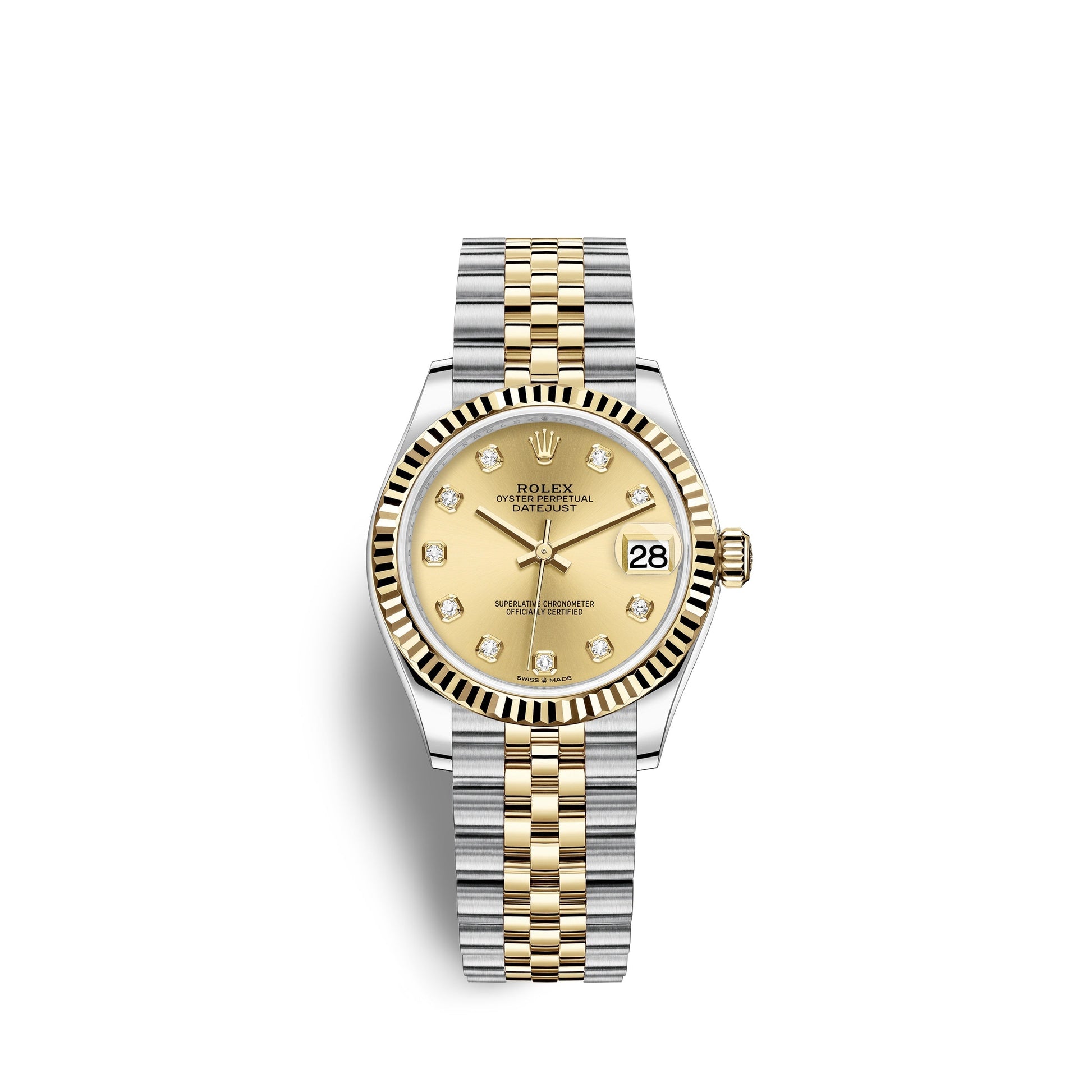 Datejust 31, Oystersteel and 18K Yellow Gold, Ref# 278273-0026